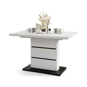 Mazzoni Kinyitható PAOLO étkezőasztal fehér/fekete 5903631914522 kép