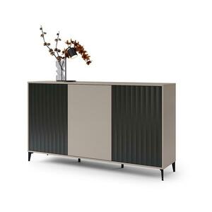 Mazzoni RONJA komód taupe/fekete 5903631915840 kép