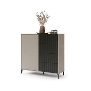 Mazzoni Fiókos komód RONJA taupe/fekete 5903631915864 kép