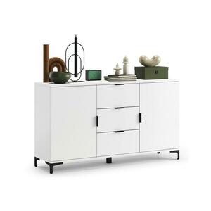 Mazzoni Fehér LORA komód fiókokkal és ajtókkal 5903631914645 kép