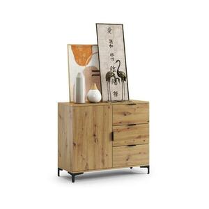 Mazzoni LORA fiókos komód artisan tölgy kivitelben 5903631914690 kép