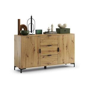 Mazzoni LORA komód fiókokkal és ajtókkal, artisan tölgy 5903631914720 kép