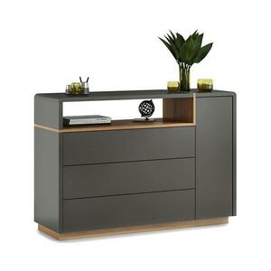 Mazzoni FRED komód fiókkal, antracit/dub artisan színben 5903631912191 kép