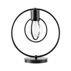 Asztali lámpa AURA 1xE27/60W/230V fekete 50080 kép