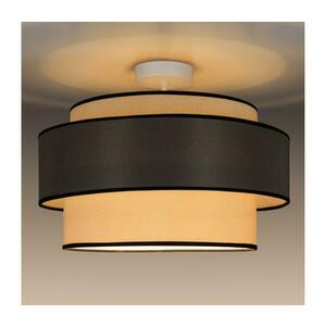 Felületre szerelhető csillár GRACE 1xE27/60W/230V átm. 40 cm krémes/szürke 0673 kép