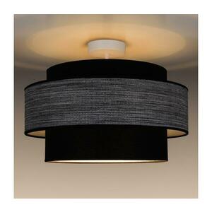 Felületre szerelhető csillár GRACE 1xE27/60W/230V átm. 40 cm fekete/szürke 0674 kép