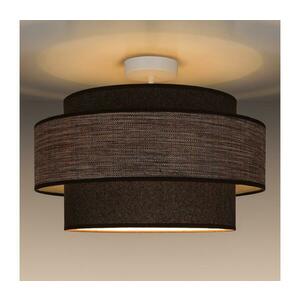 Felületre szerelhető csillár GRACE 1xE27/60W/230V átm. 40 cm bézs/barna kép