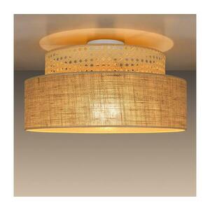 Mennyezeti lámpa BOHO 1xE27/60W/230V átm. 40 cm rattan 0125 kép