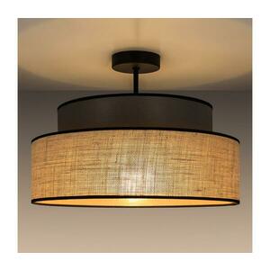 Felületre szerelhető csillár BOHO 1xE27/60W/230V átm. 40 cm barna/bézs 0682 kép