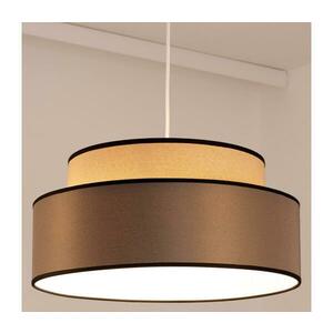 Csillár zsinóron GRACE 1xE27/60W/230V átm. 40 cm bézs/barna 0283 kép