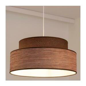 Csillár zsinóron GRACE 1xE27/60W/230V átm. 40 cm barna/bézs 0604 kép