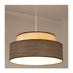 Csillár zsinóron GRACE 1xE27/60W/230V átm. 40 cm krémes/barna 0703 kép