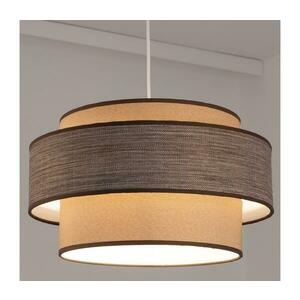 Csillár zsinóron GRACE 1xE27/60W/230V átm. 40 cm bézs/barna 0668 kép