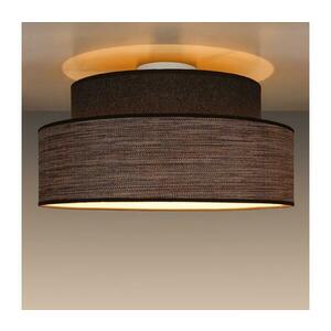 Mennyezeti lámpa GRACE 1xE27/60W/230V átm. 40 cm barna/bézs 0580 kép