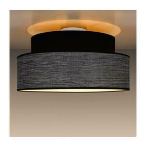 Mennyezeti lámpa GRACE 1xE27/60W/230V átm. 40 cm fekete/szürke 0581 kép