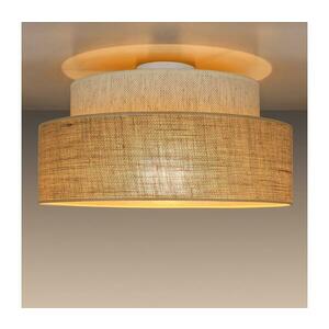 Mennyezeti lámpa BOHO 1xE27/60W/230V átm. 40 cm krémes/bézs 0124 kép