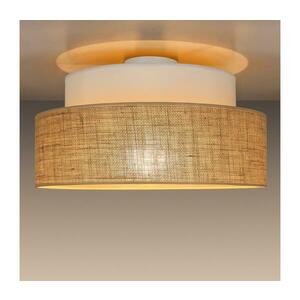 Mennyezeti lámpa BOHO 1xE27/60W/230V átm. 40 cm fehér/bézs 0127 kép