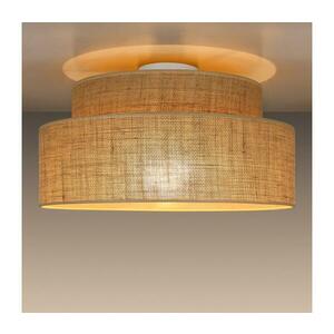 Mennyezeti lámpa BOHO 1xE27/60W/230V átm. 40 cm bézs 0681 kép