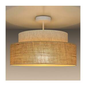 Felületre szerelhető csillár BOHO 1xE27/60W/230V átm. 40 cm krémes/bézs 0627 kép