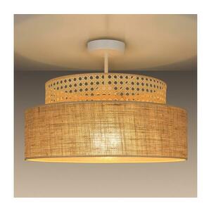 Felületre szerelhető csillár BOHO 1xE27/60W/230V átm. 40 cm rattan 0684 kép