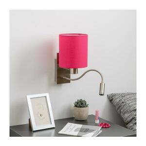 Brilagi - LED Fali lámpa NUBILA 1xE27/25W/230V + LED/3W króm/rózsaszín BG1556+BG1577 kép