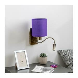 Brilagi - LED Fali lámpa NUBILA 1xE27/25W/230V + LED/3W réz/lila BG1557+BG1580 kép