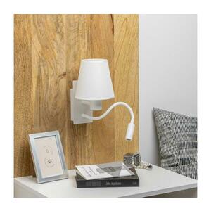 Brilagi - LED Fali lámpa NUBILA 1xE27/25W/230V + LED/3W fehér BG1559+BG1573 kép