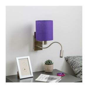 Brilagi - LED Fali lámpa NUBILA 1xE27/25W/230V + LED/3W króm/lila BG1556+BG1580 kép
