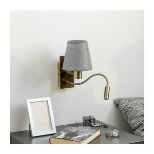 Brilagi - LED Fali lámpa NUBILA 1xE27/25W/230V + LED/3W réz/szürke BG1557+BG1569 kép