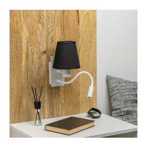Brilagi - LED Fali lámpa NUBILA 1xE27/25W/230V + LED/3W fehér/fekete BG1559+BG1568 kép