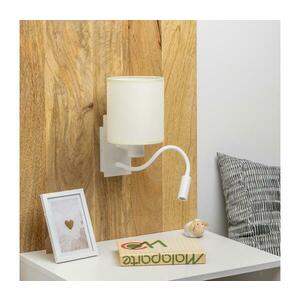 Brilagi - LED Fali lámpa NUBILA 1xE27/25W/230V + LED/3W fehér/krémes BG1559+BG1585 kép