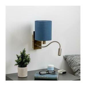 Brilagi - LED Fali lámpa NUBILA 1xE27/25W/230V+ LED/3W réz/sötét kék BG1557+BG1575 kép