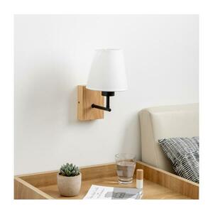 Brilagi - Fali lámpa NUBILA WOOD 1xE27/25W/230V tölgy/fehér BG1561+BG1573 kép