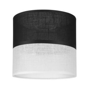 Pótló árnyékoló ANDREA E27, 16 cm átmérő, fekete/fehér shade 55 grafit kép