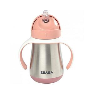 Beaba hőszigetelt pohár szívószállal 250 ml rózsaszín 913482BB kép