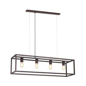 Csillár zsinóron FRAME 4xE27/60W/230V réz 6501 kép