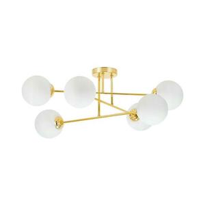 Csillár 6xE27/35W/230V átm. 80 cm arany 5903271845804 kép