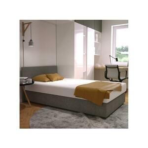 Blanář Kárpitozott ágy tárolóval és matraccal DARIA 120x200 cm szürke DUN120x200 s matrací kép