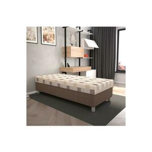 Blanář Kárpitozott ágy tárolóval és matraccal GEORGE 90x200 cm barna SKT90x200 s matrací kép