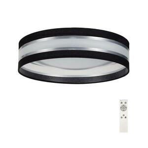 LED Dimmelhető mennyezeti lámpa SMART CORAL LED/24W/230V fekete/szürke + távirányító BG kép