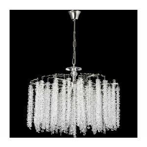 Csillár láncon 7xE14/60W/230V átm. 54 cm fényezett króm W kép