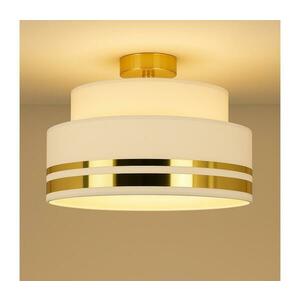 HEXE Mennyezeti lámpa TAMI 1xE27/60W/230V átm. 40 cm fehér/arany H0832 kép