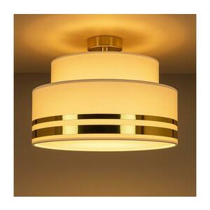 HEXE Mennyezeti lámpa TAMI 1xE27/60W/230V átm. 40 cm bézs/arany H0833 kép