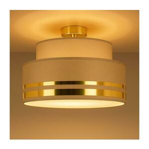 HEXE Mennyezeti lámpa TAMI 1xE27/60W/230V átm. 40 cm barna/arany H0835 kép