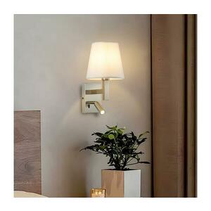 Brilagi - LED Fali lámpa DEYA 1xE14/40W/230V + LED/3W fehér/matt króm BRI203 kép