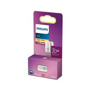 KÉSZLET 2x LED Izzó Philips G4/1, 8W/12V 2700K 8718699767853 kép