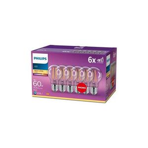 KÉSZLET 6x LED Izzó VINTAGE Philips E27/7W/230V 2700K TECOBB203 kép