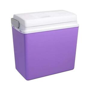 Hordozható autós hűtődoboz 23 l 55W/12V/230V lila/fehér 07129 kép
