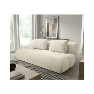 Laski FANO krémszínű háromszemélyes kihúzható kanapé 8590828985815 kép