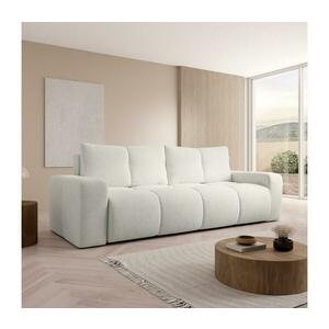 Laski Ággyá alakítható kárpitozott háromszemélyes kanapé tárolóval ALMADA bézs 8590828985518 kép